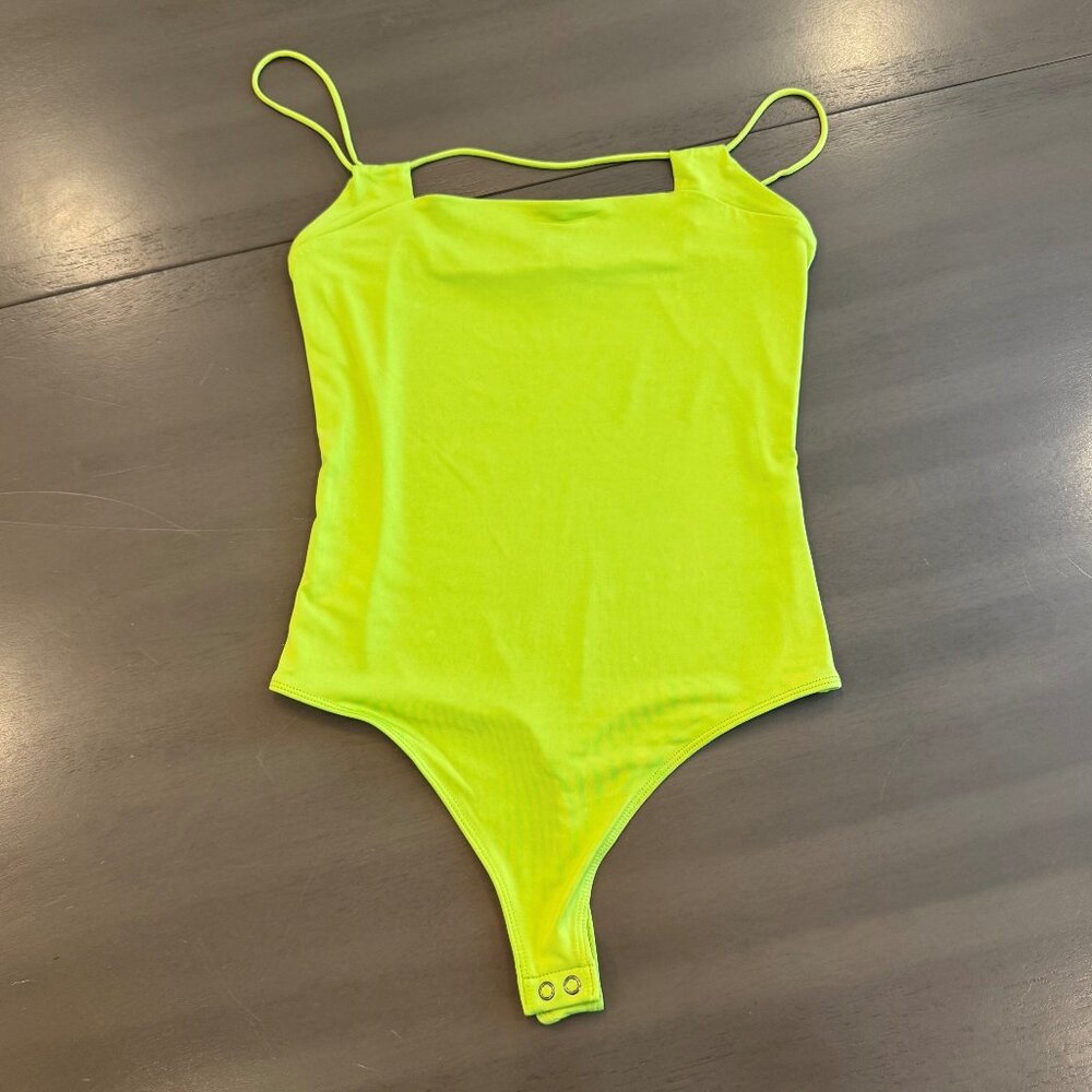 Lime Green Express Cami Bodysuit